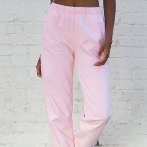 Brandy Melville Baby Pink Rosa Sweatpants